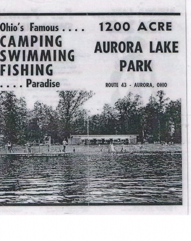 Aurora Lake Park was where we went for fun on summer afternoons in the 1960s