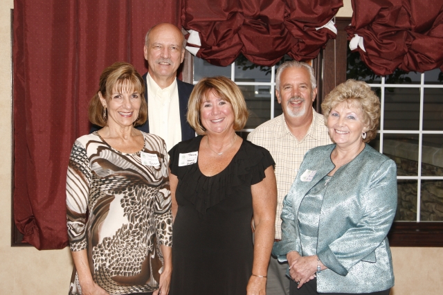 Friends from the Class of 1968: Lynda Sosno, Warren Kraph, Patricia Shaffer, Thom Page and Sue Bumblis