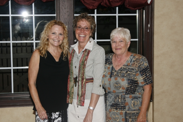 Friends from the class of 1970: Karen Guy, Cindy Emery and Winnie Steuer