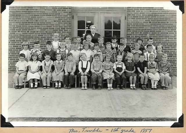 class of 1969 Mrs. Trimbles first grade class 1957-1958