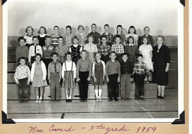 class of 1969 Mrs. Cowards third grade class 1959-60